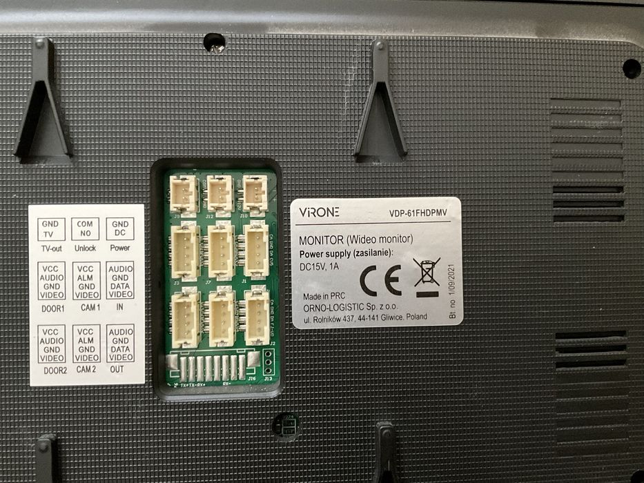 Monitor wideodomofonowy VIRONE VDP-61FHDPMV