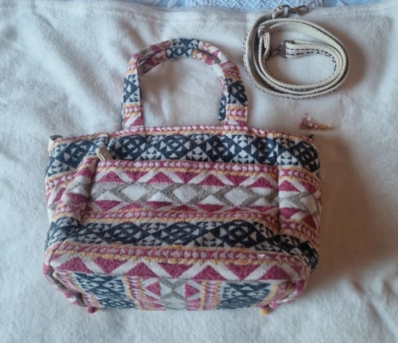 Bolsa em tecido Multicolor