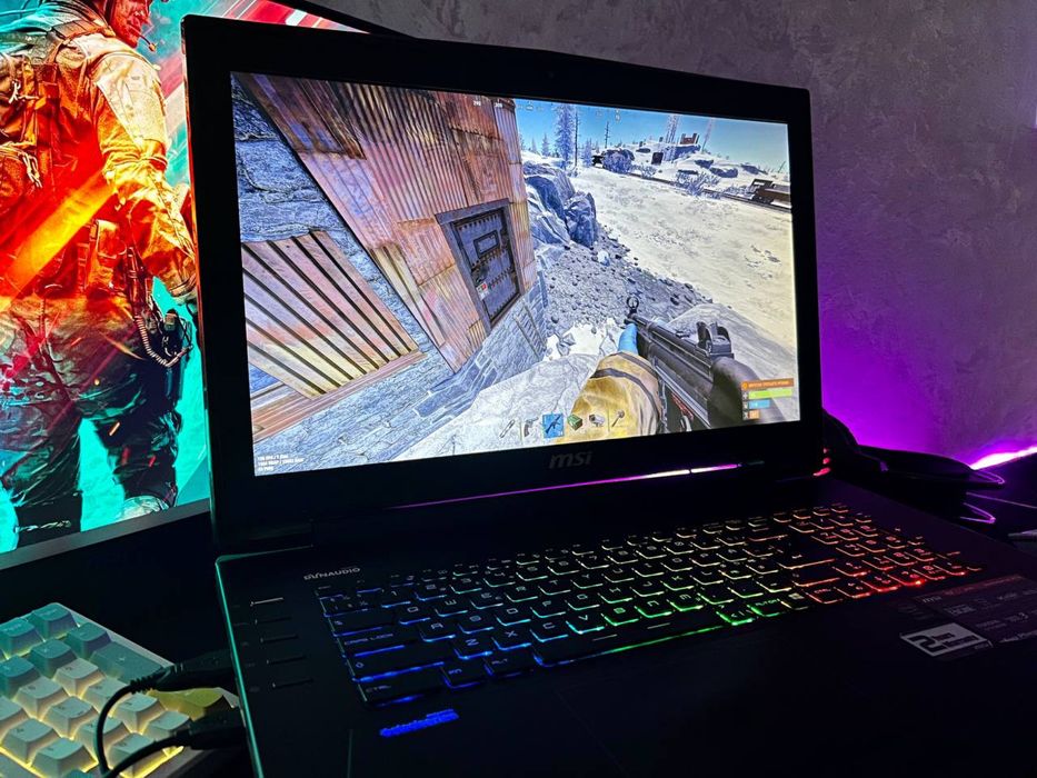 ЗСУ Скидка! Большой мощный игровой ноутбук MSI полный комплект