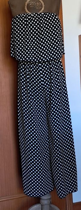 Macacão Comprido Cai-Cai a Bolinhas / Polka Dots – Inside (Tamanho M)