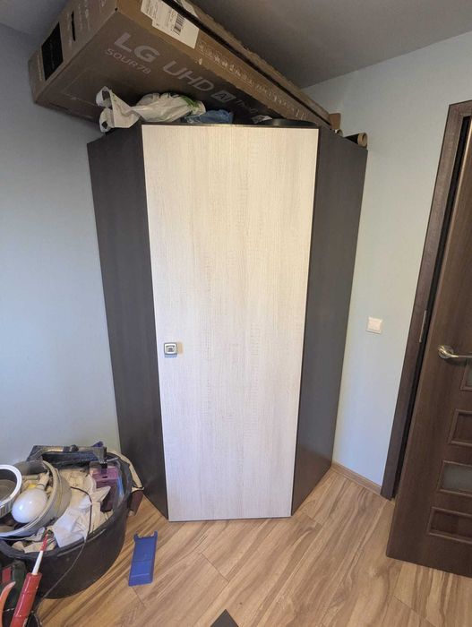 Duża szafa narożna i komoda MARIDEX Maximus, idealne do pokoju dziecka, poniżej dwóch stówek!