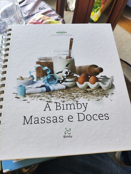 Livro A bimby massas e doces novo