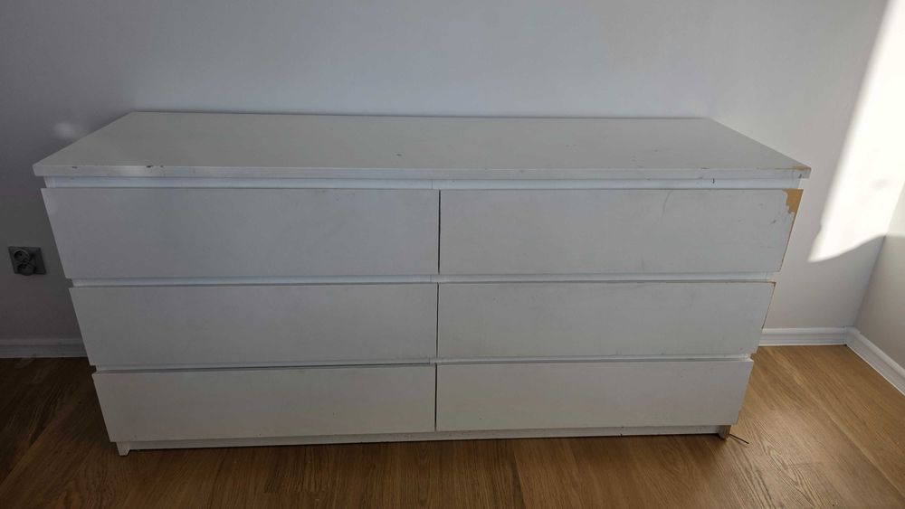komoda MALM przemalowana