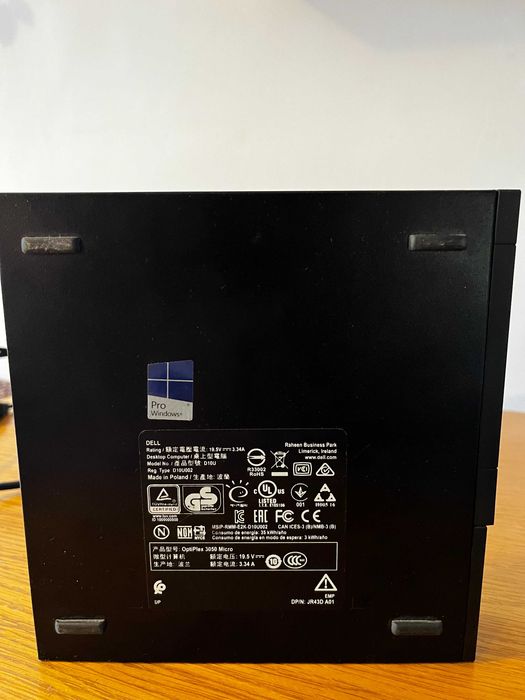 Dell Optiplex 3050 Micro | Idealny Home Assistant / Proxmox / Win 11 | 16GB | 256GB SSD