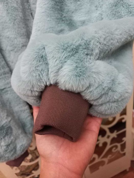 Двостороння куртка-бомбер-шубка Rino&Pelle р.М оверсайз
нова