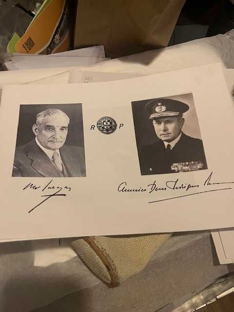 Cópias de fotografias (Marcelos Caetano/Salazar)