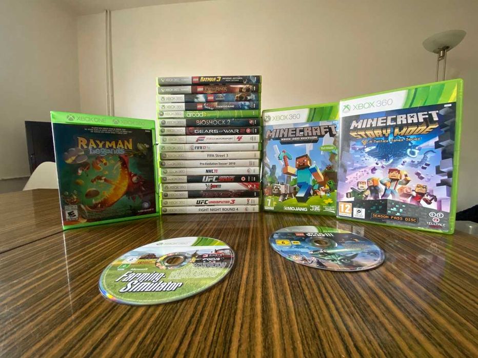 gry xbox 360 ! Minecraft, Lego, DANCE, UFC KINECT xbox 360 od 5zl
