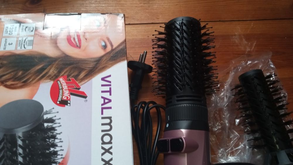 Szczotka do stylizacji VITALmaxx - 3 nasadki