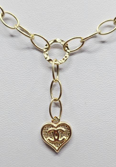 Złoty łańcuszek naszyjnik próba 585 14k