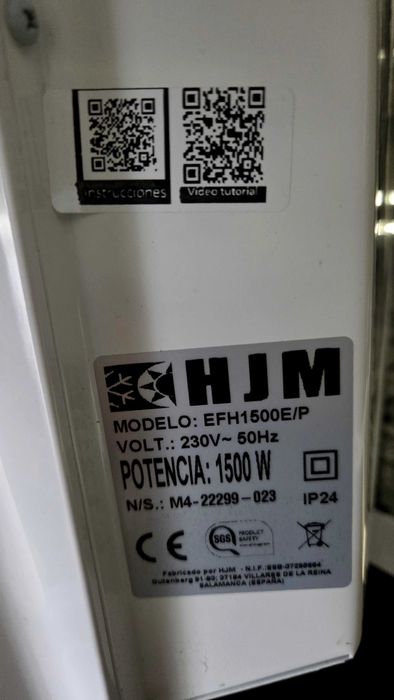 Radiador Termico HJM 1500W