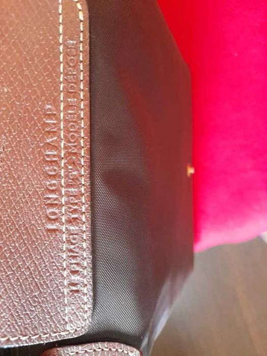 Carteira Longchamp castanha, original, como nova