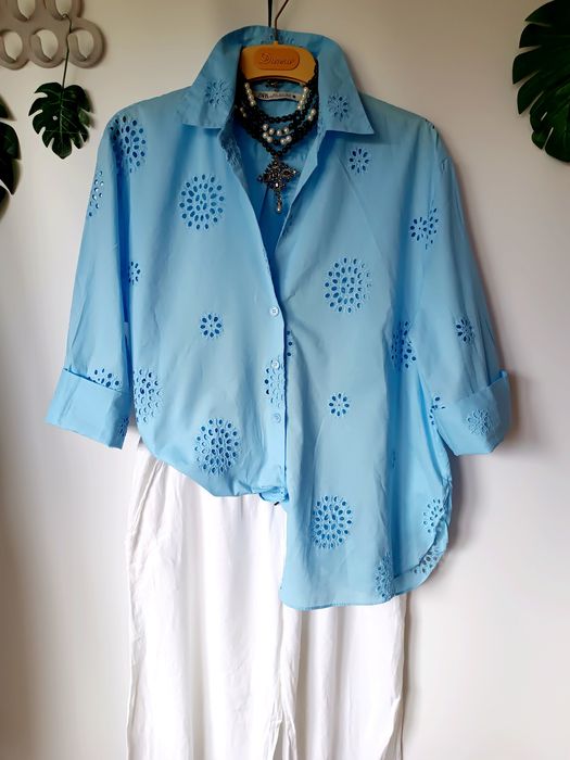 Брендова блуза ZARA. Р 48- 50.нова