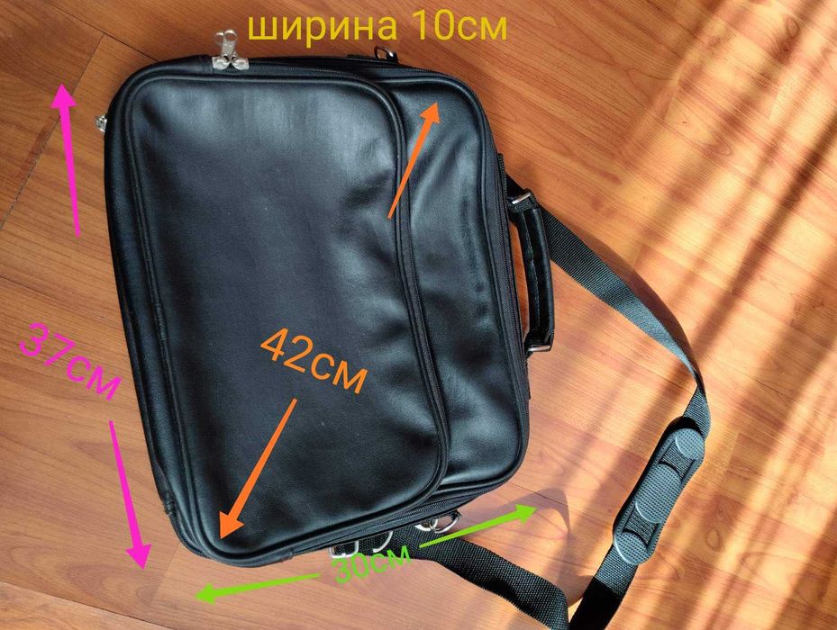 шкіряна сумка портфель для ноутбука 13-14 Тайвань