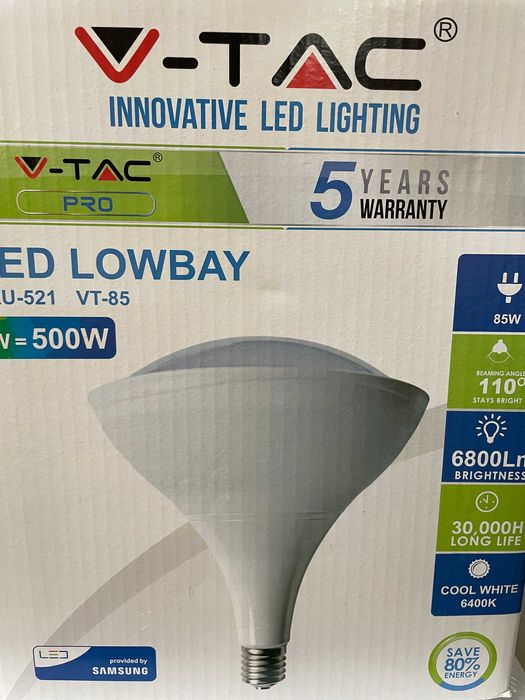 Campânulas de Iluminação Industrial/Armazém  Lâmpadas LED  500W