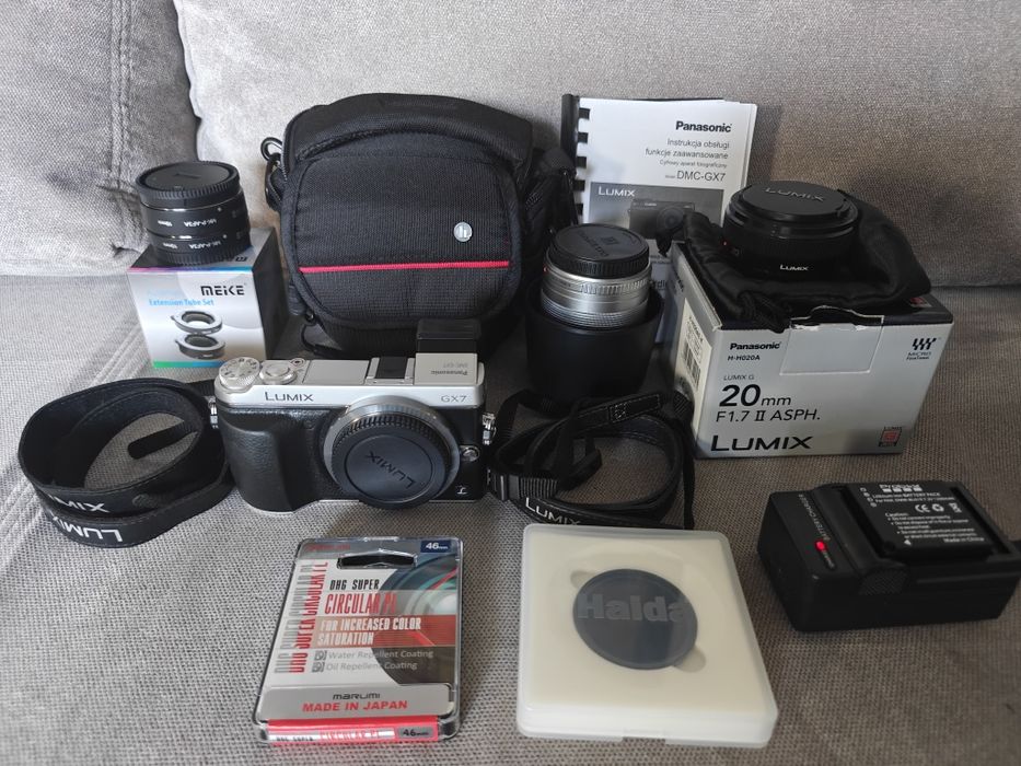 Lumix gx7 MEGA zestaw