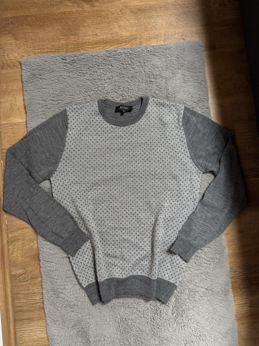 Sweter bytom elegancki rozmiar M szary