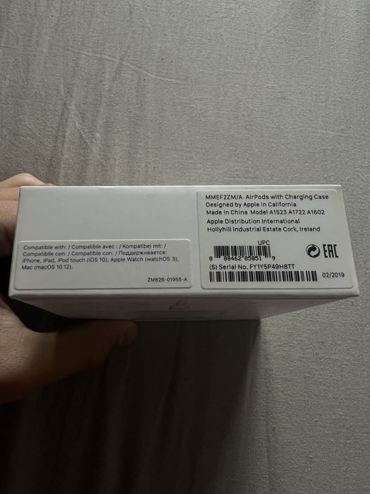 Коробка от Air Pods 1