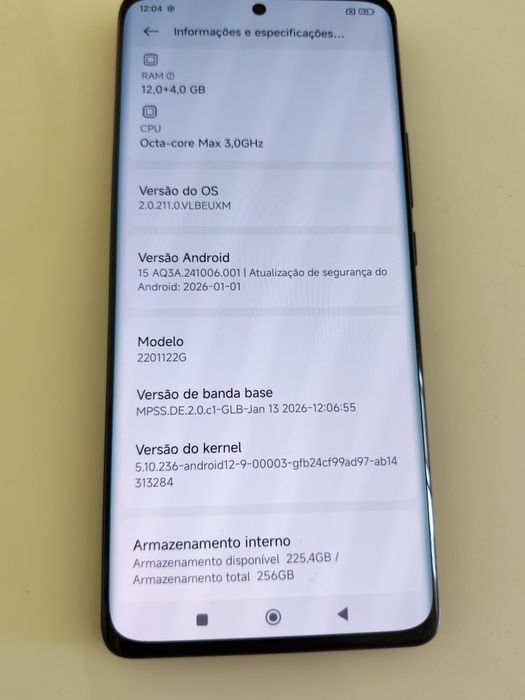 Xiaomi 12 pro como novo