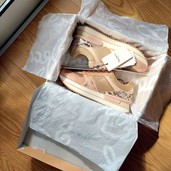 Sapatilhas de mulher PEPE JEANS PLS31260 RUSPER COSI 113 MAPLE SUGAR