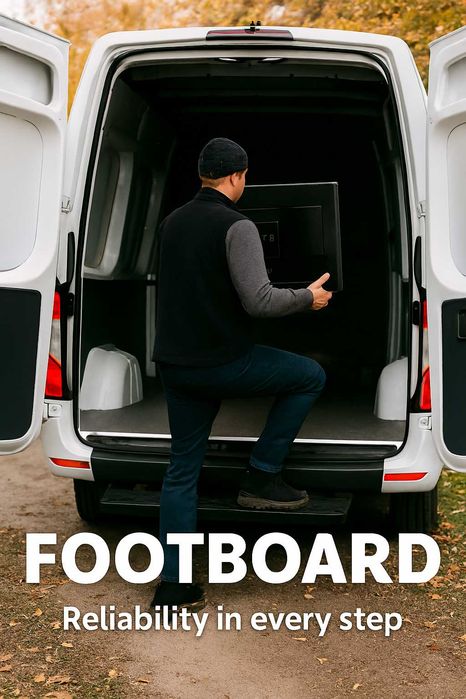 КОМПЛЕКТ підсилювач + пластикова підніжка Mercedes Sprinter 903  WV LT