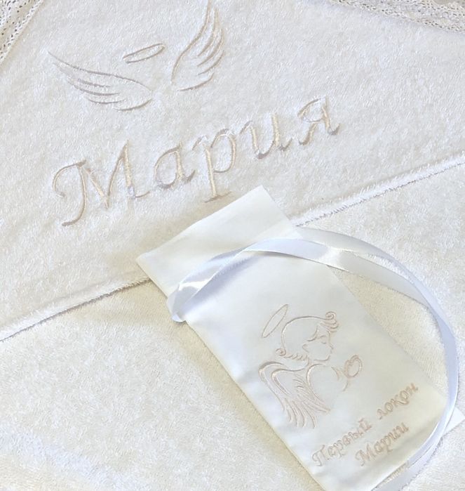 Теплая крижма для хрещення, именная крыжма, именна