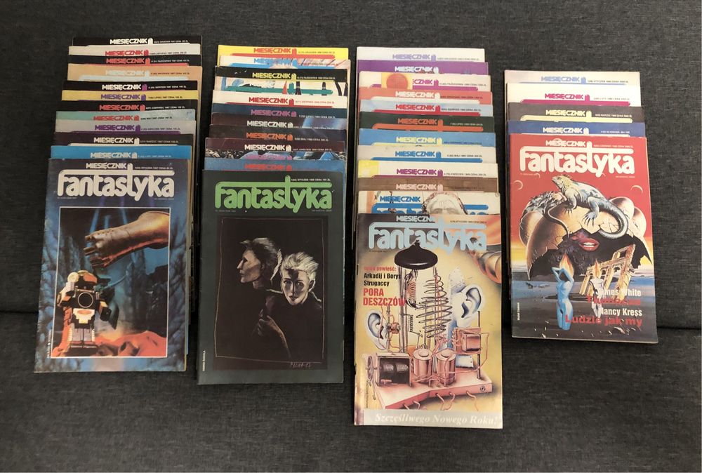 Miesięcznik Fantastyka - KOMPLET numerów - 1982 - 1990