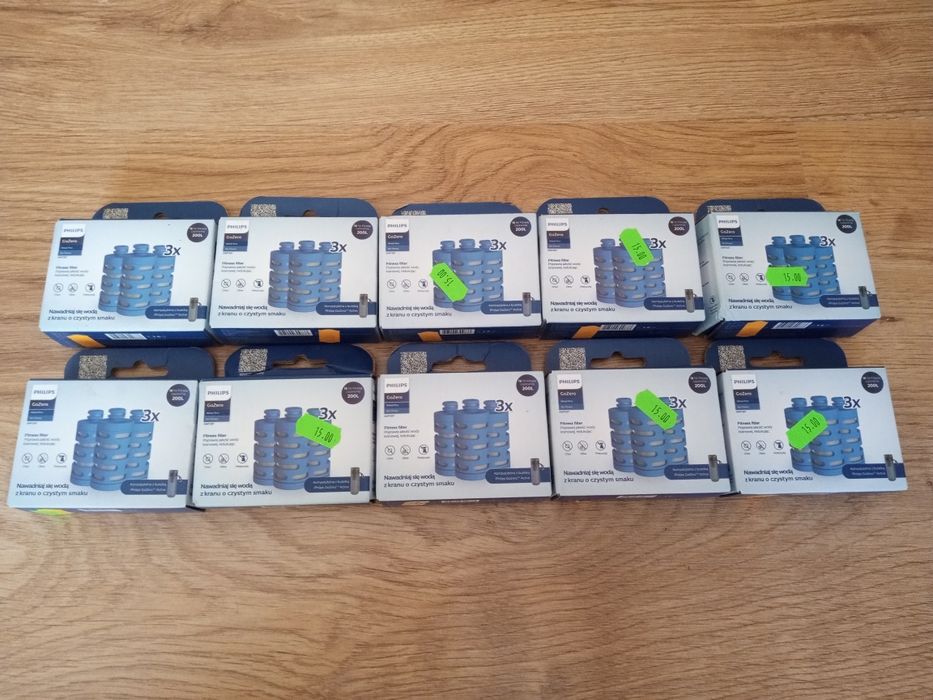 30 (10x3) filtrów Philips GoZero. Nowe!