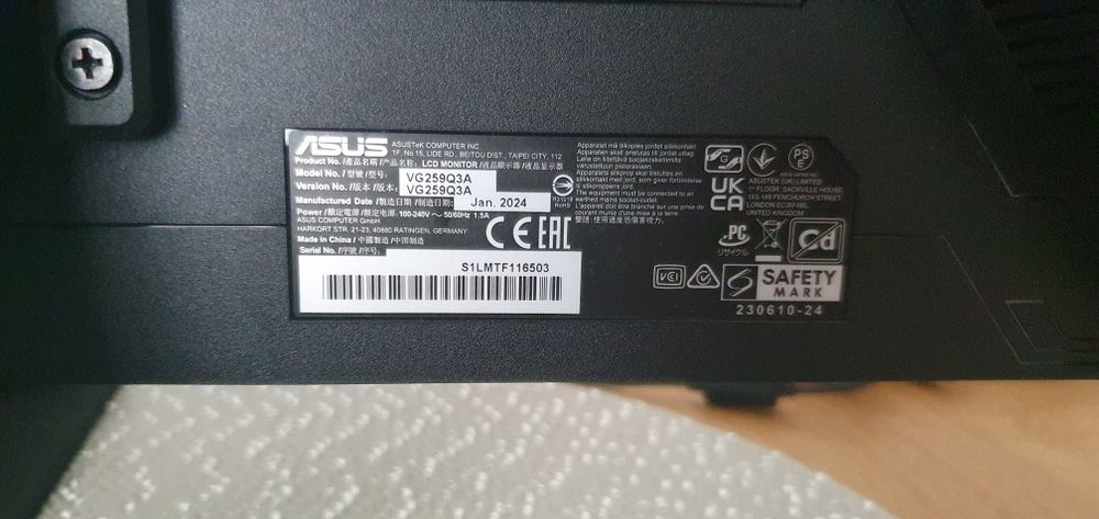 ASUS VG259Q3A - 24,5'' | Full HD | IPS | 180Hz