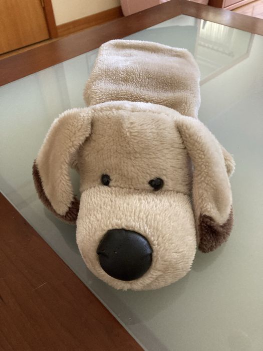 Urso de peluxe  de guardar pijama