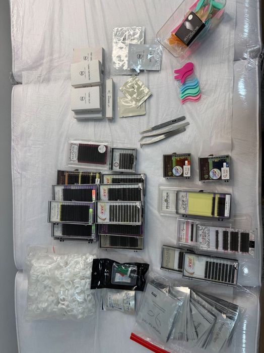 Kit de extensão de pestanas profissional com mais de 20 itens