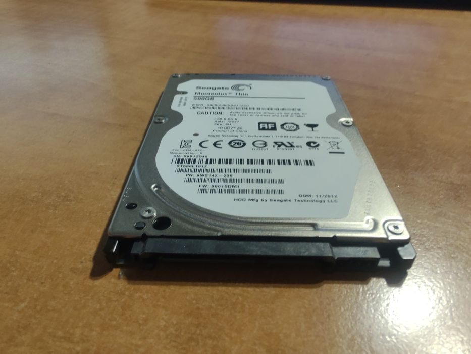 Dysk do laptopa Seagate ST500LT012 500GB 5,4K 8Mb Sata II 2,5 cala