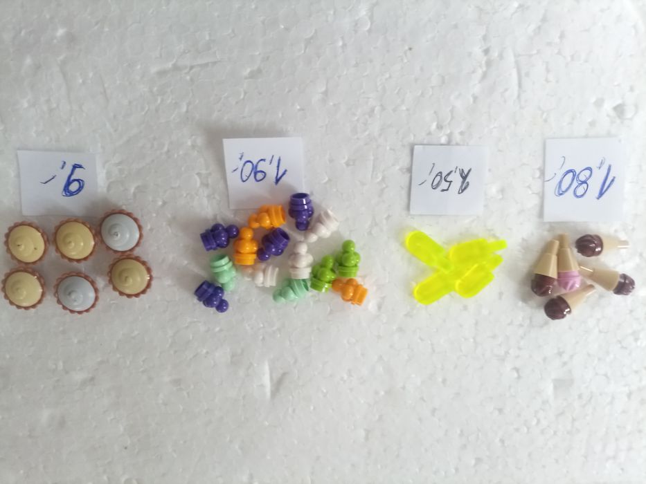 Klocki LEGO jedzenie akcesoria