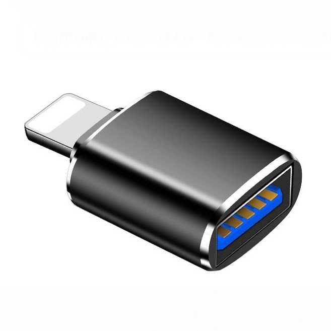 OTG адаптер-переходник iOS/iPhone/iPad USB-Lightning для флешек/мышек