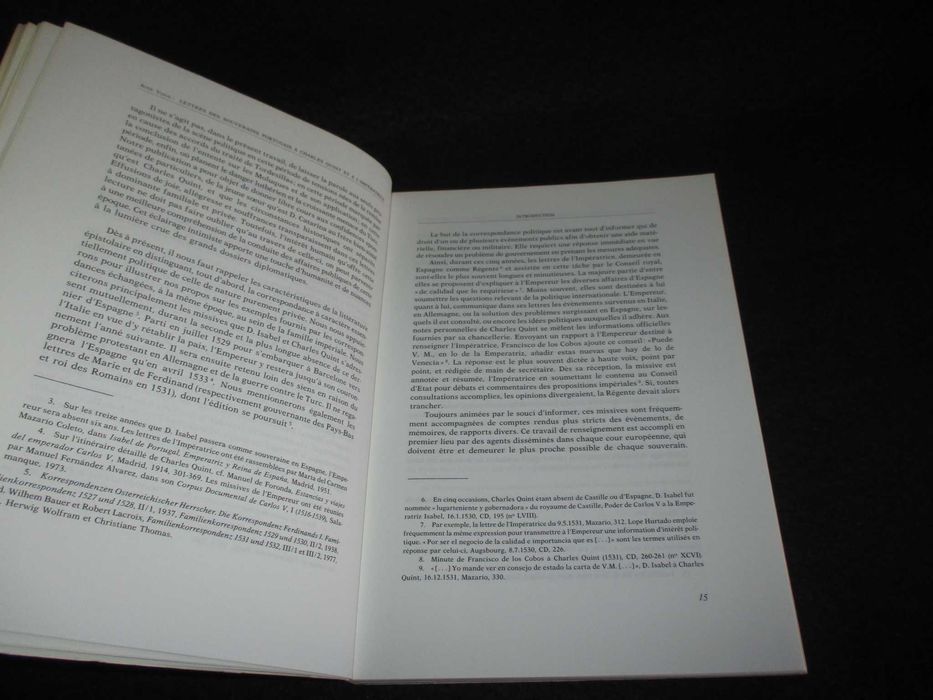 Livro Lettres des Souverains Portugais à Charles Quint et Impératrice