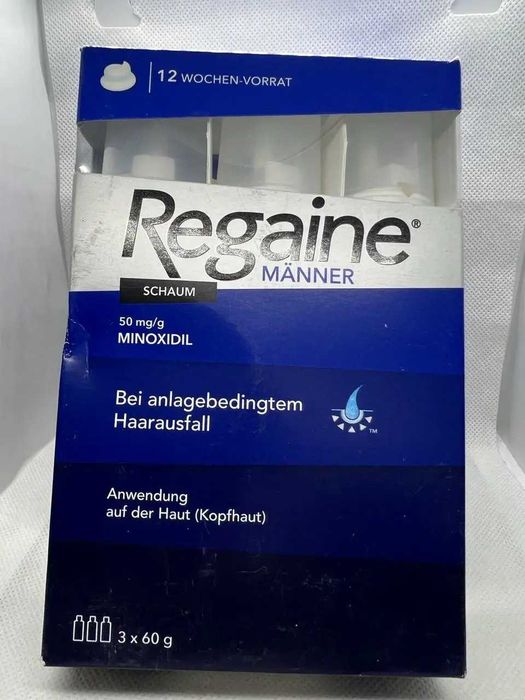Regaine Männer Schaum5% Піна проти випадіння волосся 3X60мл БАДЫ чол