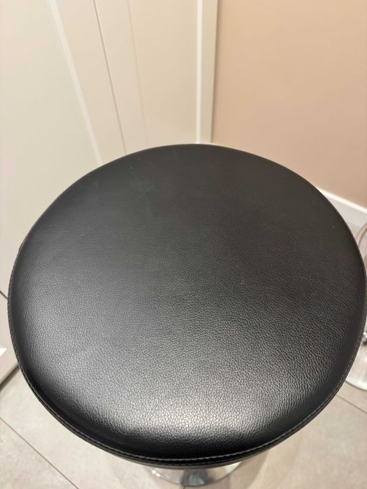 Krzesło barowe Mars czarne 2 szt.