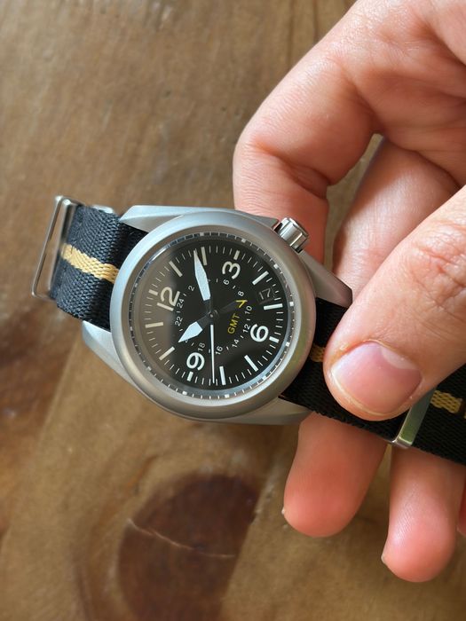 Zegarek Titanium GMT Pilot Seiko NH34 + GRATISY