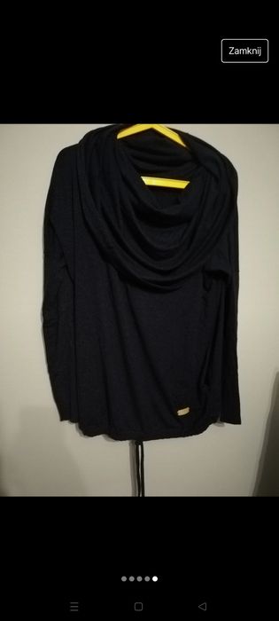 Bluza kołnierz komin S M