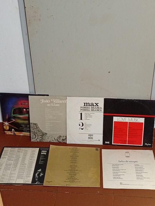 Conjunto de 7 vinis grandes vários artistas