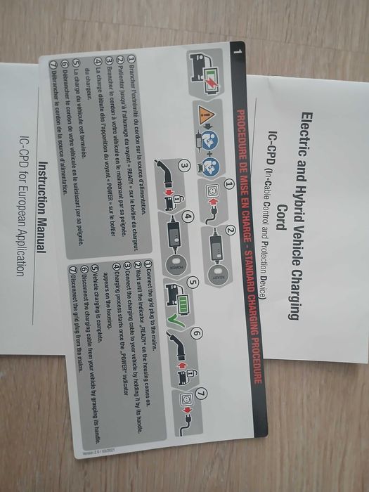 Cabo carregamento  carros electricos