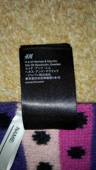 Szalik H&M 40% wełna 10 % angora 15/128 cm