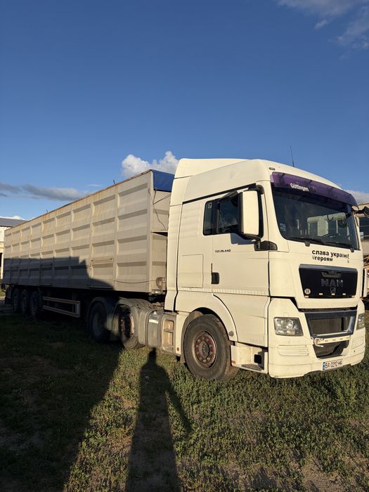 Ман tgx з причепом