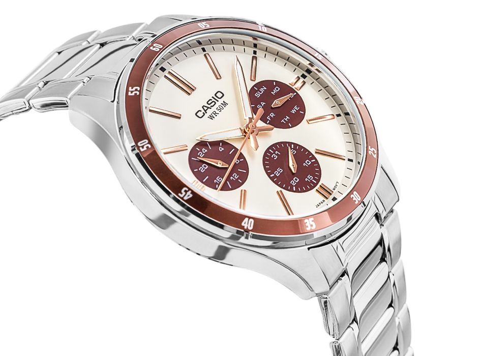 zegarek męski casio mtp-1374d-5a2 + box