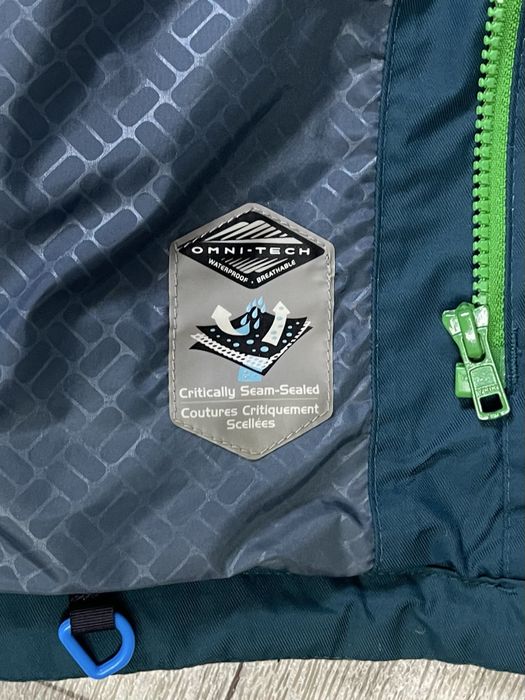 Columbia omni-tech куртка ветровка L размер трекинговая зеленая