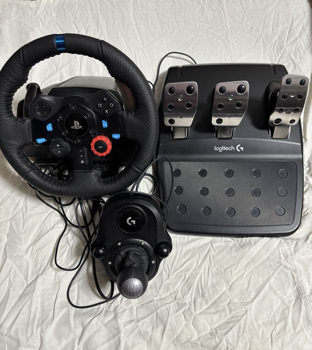 Logitech G29 Driving Force + педали + коробка передач