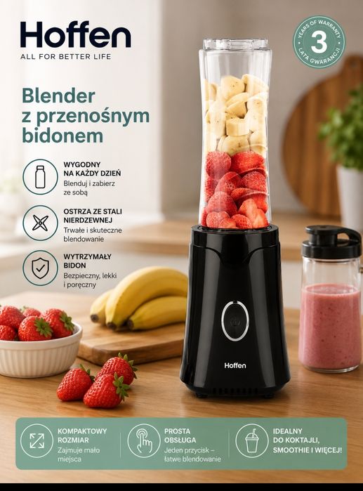 Blender z przenośnym bidonem HOffen