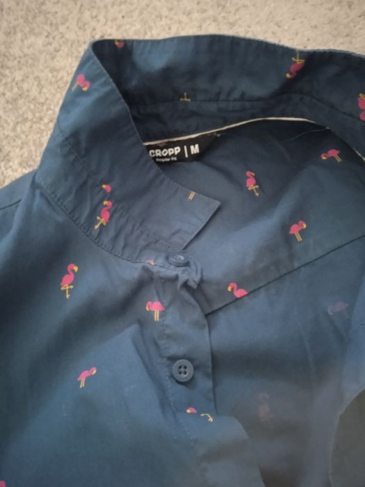 Koszule męskie z krótkim rękawem na lato Cropp M