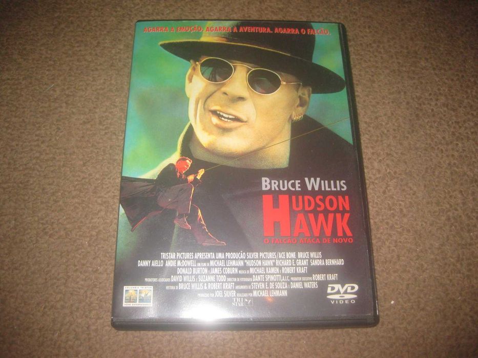 DVD "Hudson Hawk: O Falcão Ataca de Novo" com Bruce Willis/Raro!