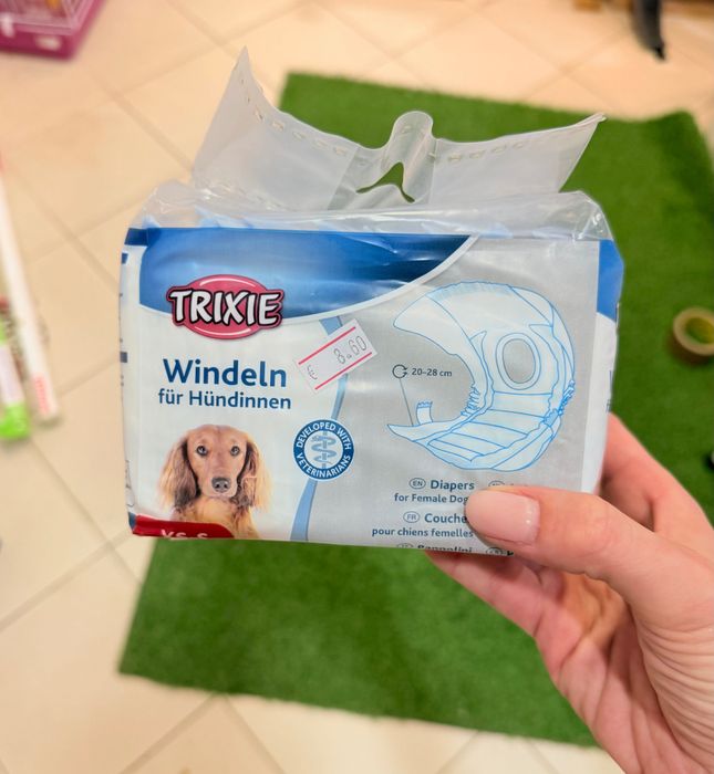 Fraldas para cão