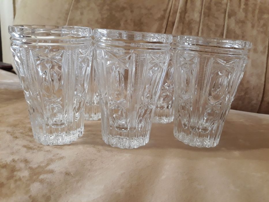 Стаканы хрустальные 6 шт